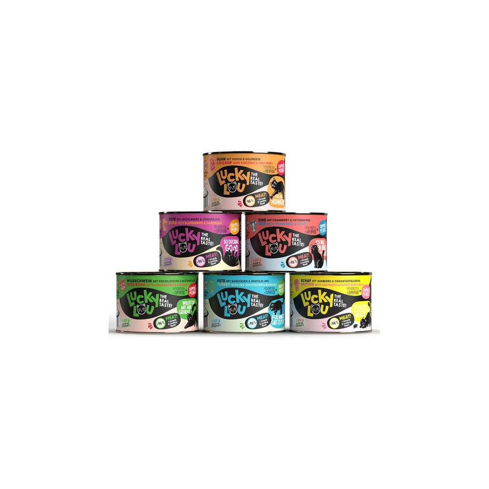 Lucky Lou SuperMono Multipack puszki 6x200g