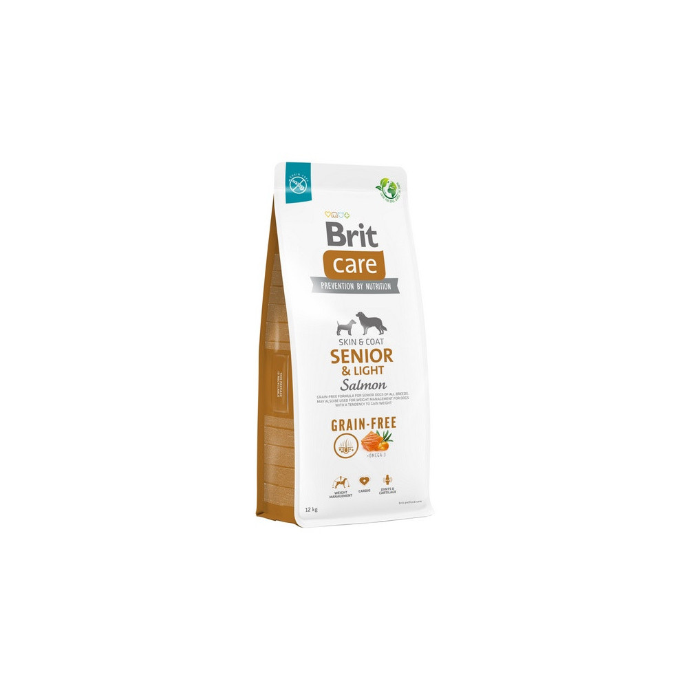 Brit Care Grain Free Senior & Light Salmon 12kg