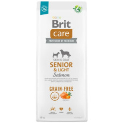Brit Care Grain Free Senior & Light Salmon 12kg