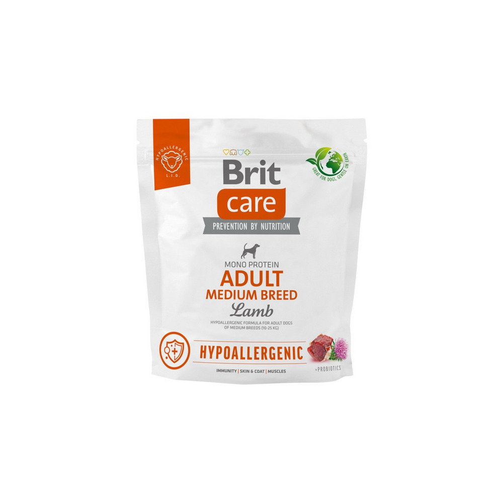 Brit Care Hypoallergenic Adult Medium Lamb 1kg