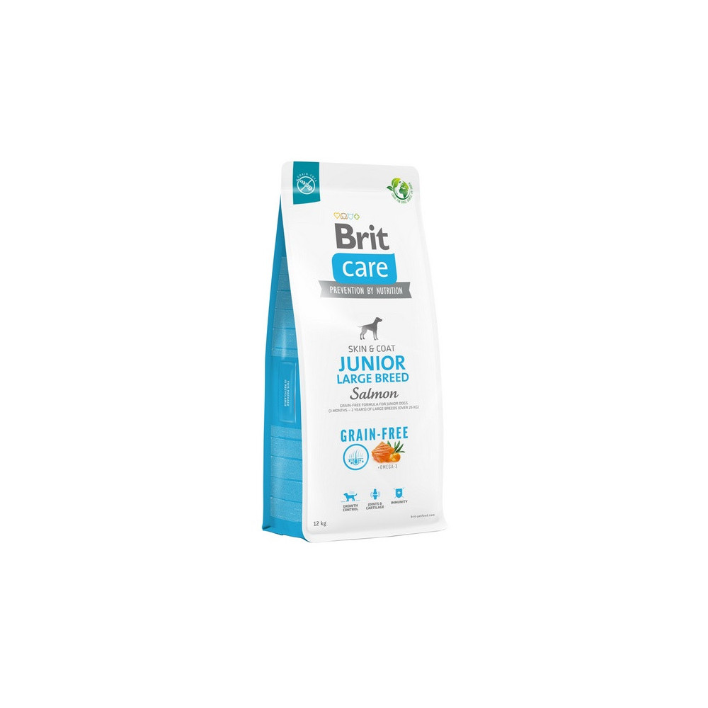 Brit Care Grain Free Junior Large Breed Salmon 12kg