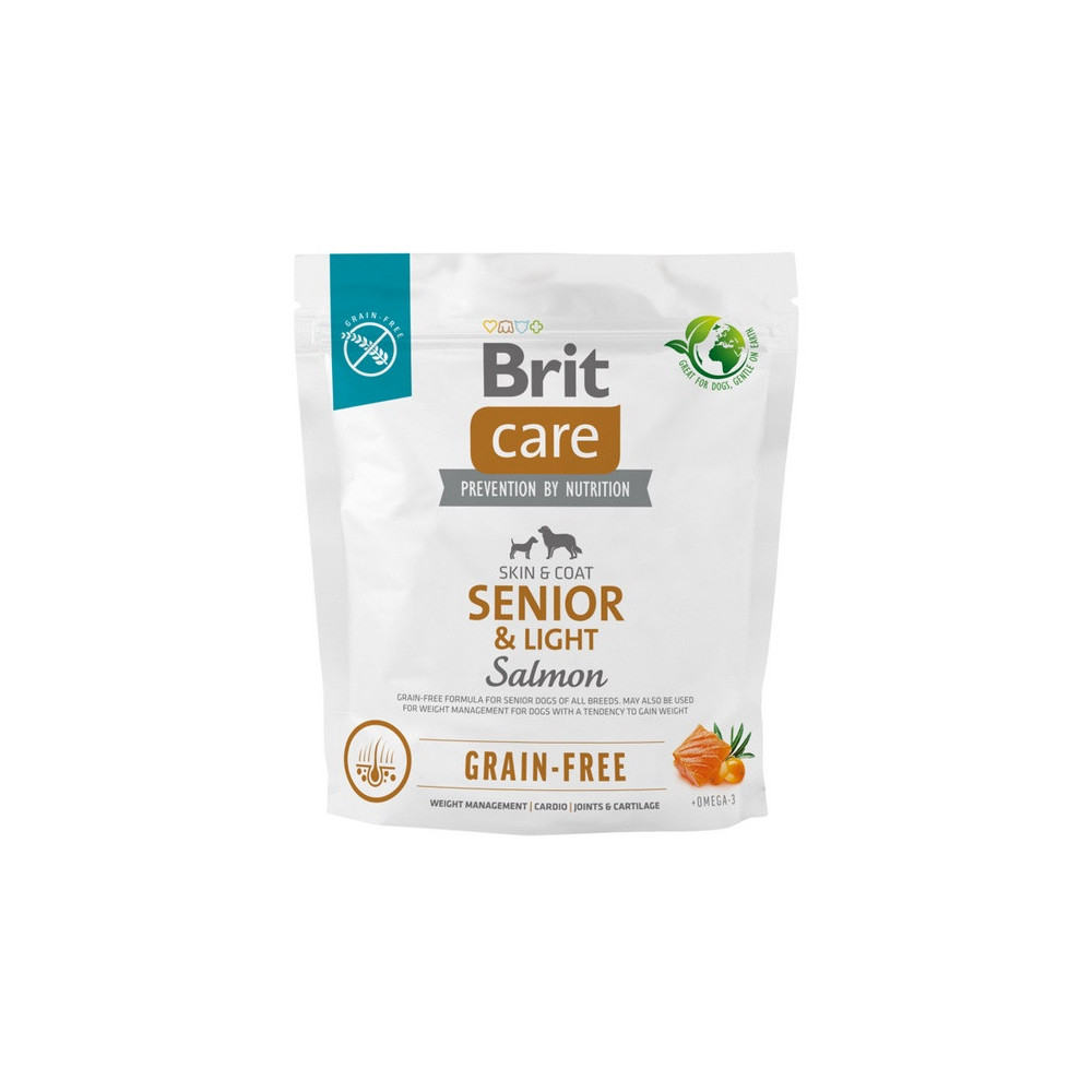 Brit Care Grain Free Senior & Light Salmon 1kg