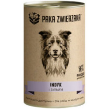 Paka Zwierzaka Indyk i żurawina puszka 400g