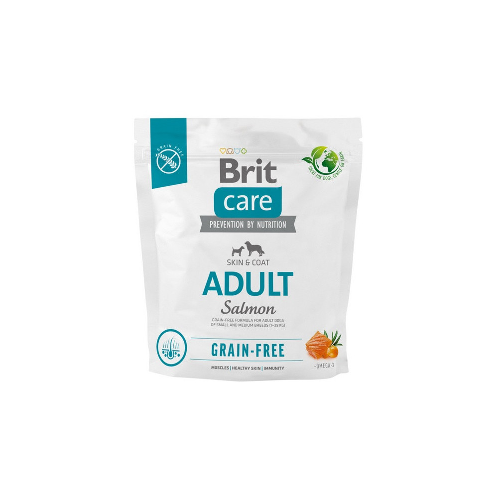Brit Care Grain Free Adult Small & Medium Salmon 1kg