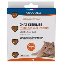 Francodex Przysmak z owadami dla kota sterylizowanego 12szt. [FR170380]