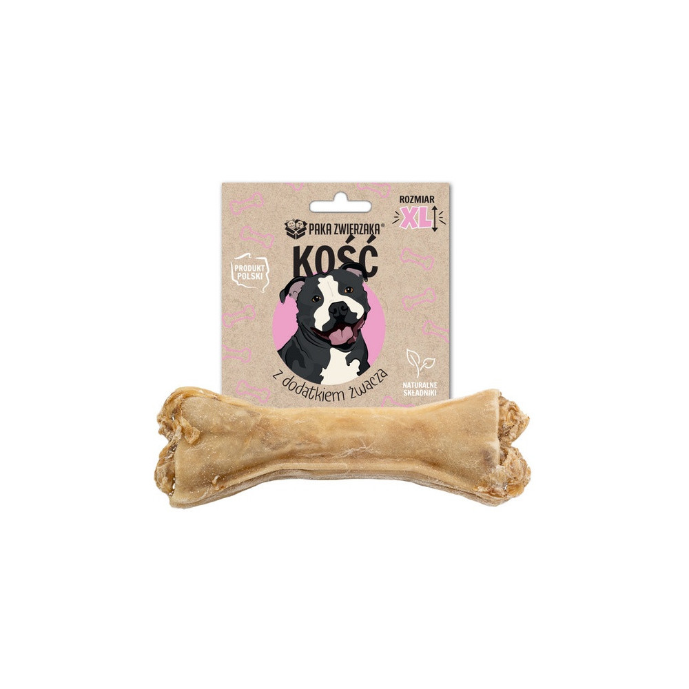 Paka Zwierzaka Kość z dodatkiem żwacza XL 17cm