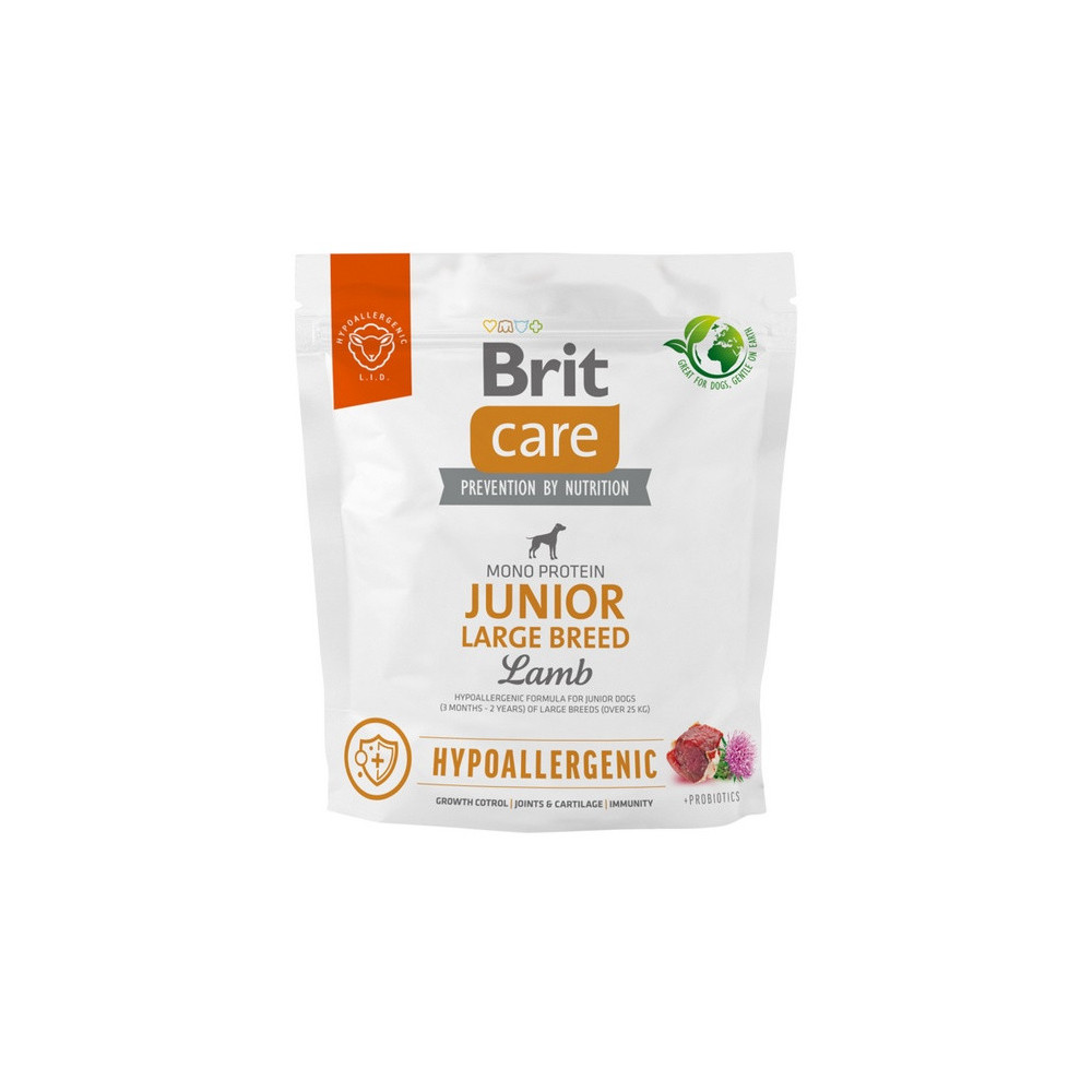 Brit Care Hypoallergenic Junior Large Lamb 1kg