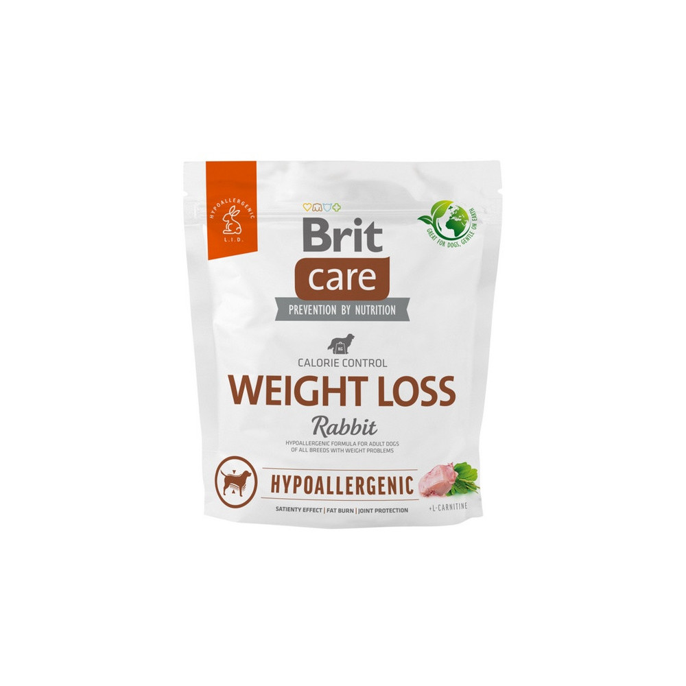 Brit Care Hypoallergenic Dog Weight Loss Rabbit 1kg