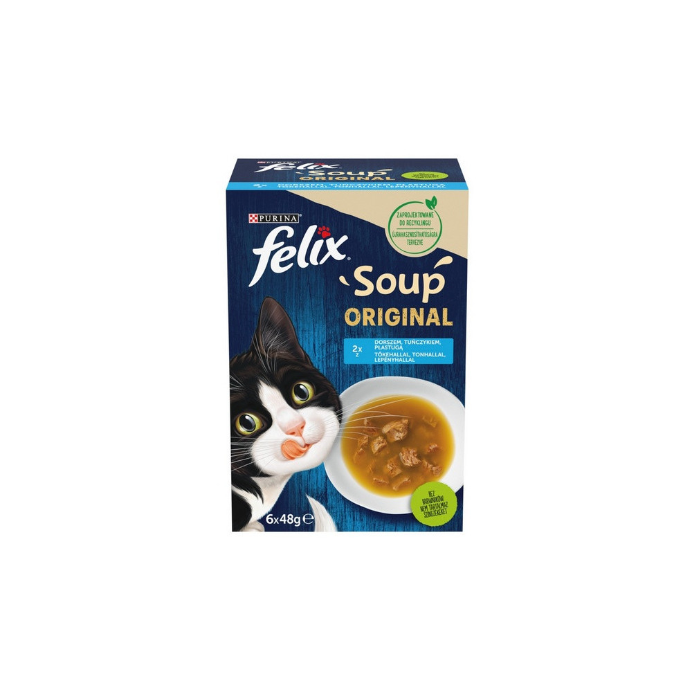 Felix Soup Original Rybne Smaki zestaw zup 6x48g