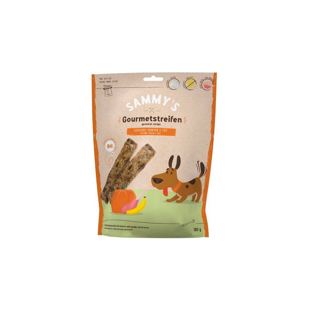 Sammy's Gourmet Strips Chicken & Duck 180g