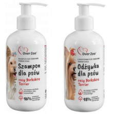 Over Zoo Szampon i odżywka  dla psów rasy Yorkshire Terier dwupak 2x250ml