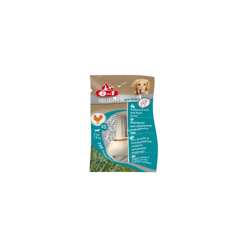 8in1 Dental Delights Bones XS