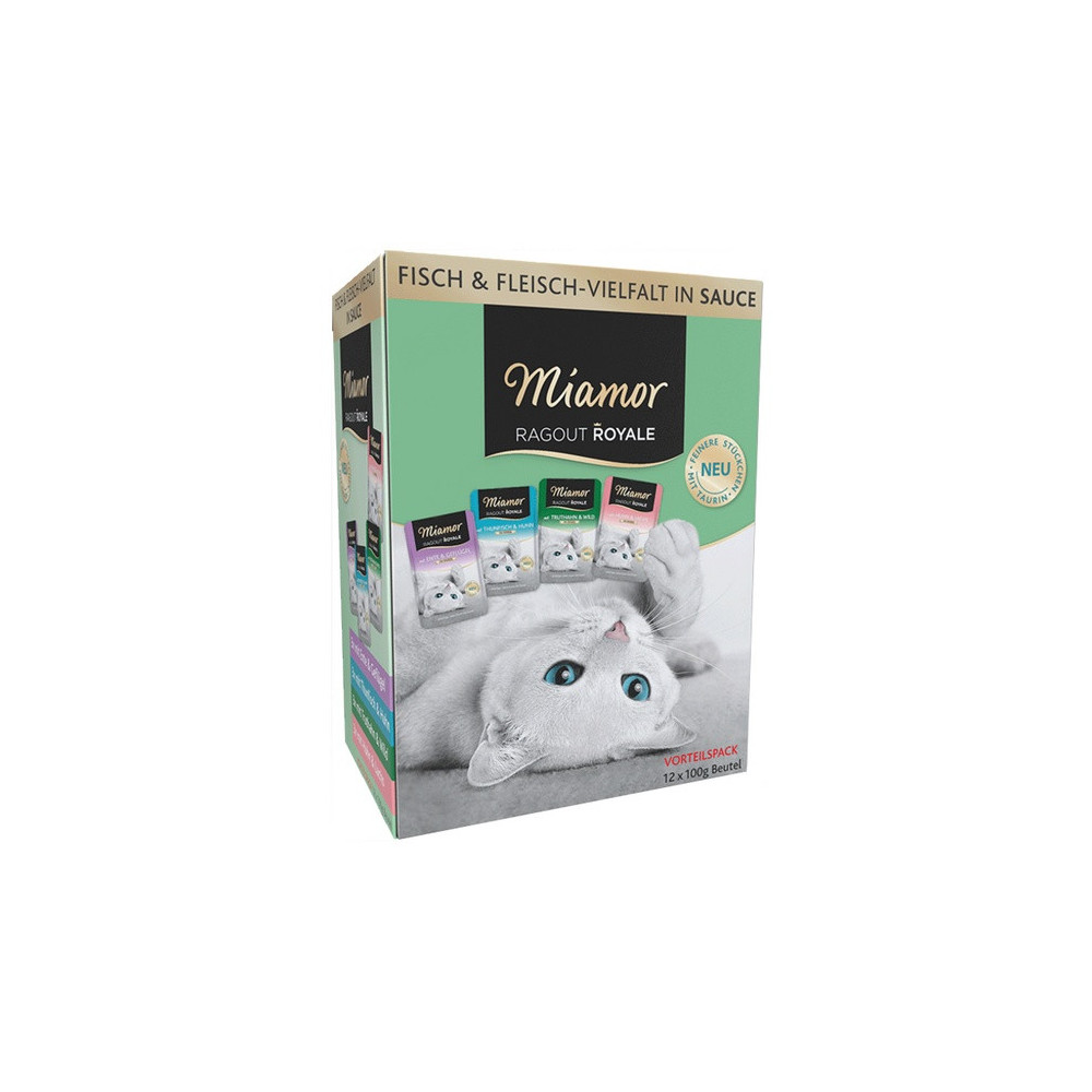 Miamor Ragout Royale Mix Sos - 4 smaki saszetki 12x100g