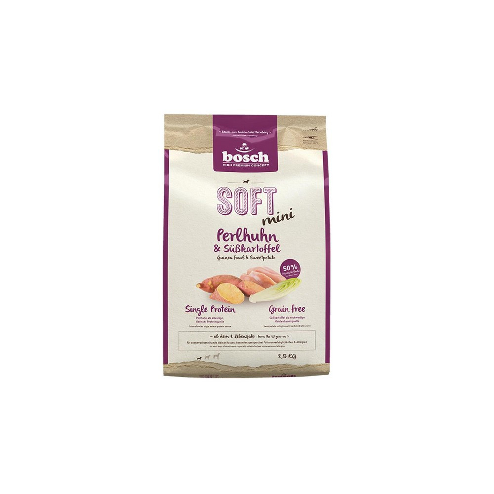 Bosch Soft Mini Perliczka & Bataty 2,5kg