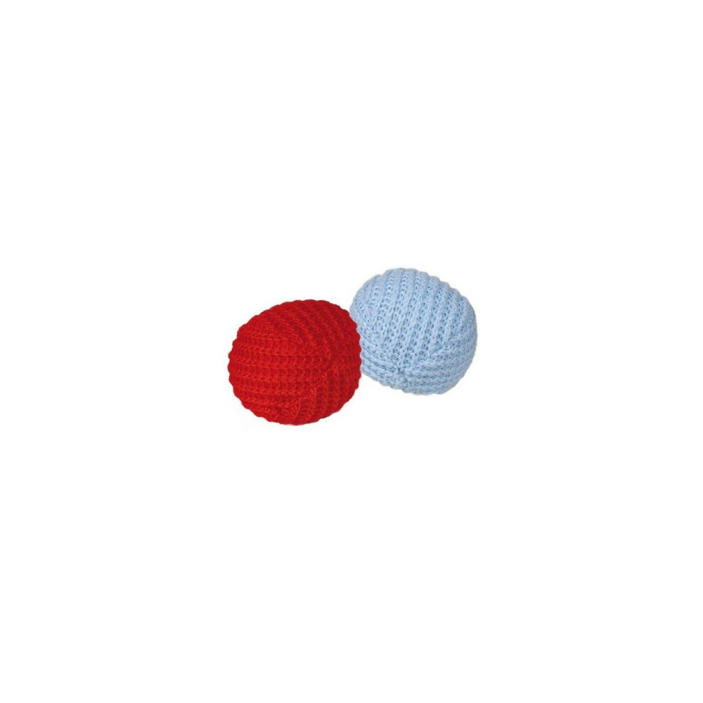 Trixie Piłka wełniana z kocimiętką 4,5cm 2szt [45728]