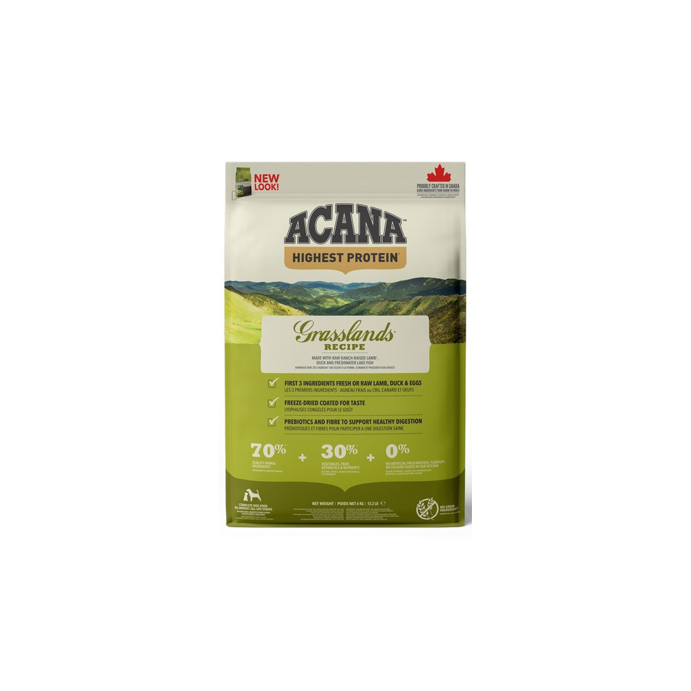 Acana Highest Protein Grasslands Dog 6kg