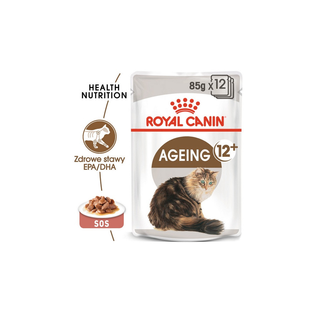 Royal Canin Ageing +12 karma mokra w sosie dla kotów dojrzałych saszetka 85g