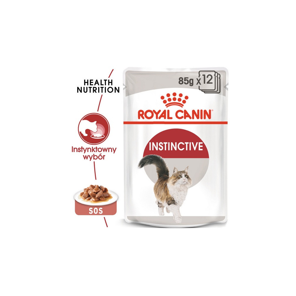 Royal Canin Instinctive w sosie karma mokra dla kotów dorosłych, wybrednych saszetka 85g