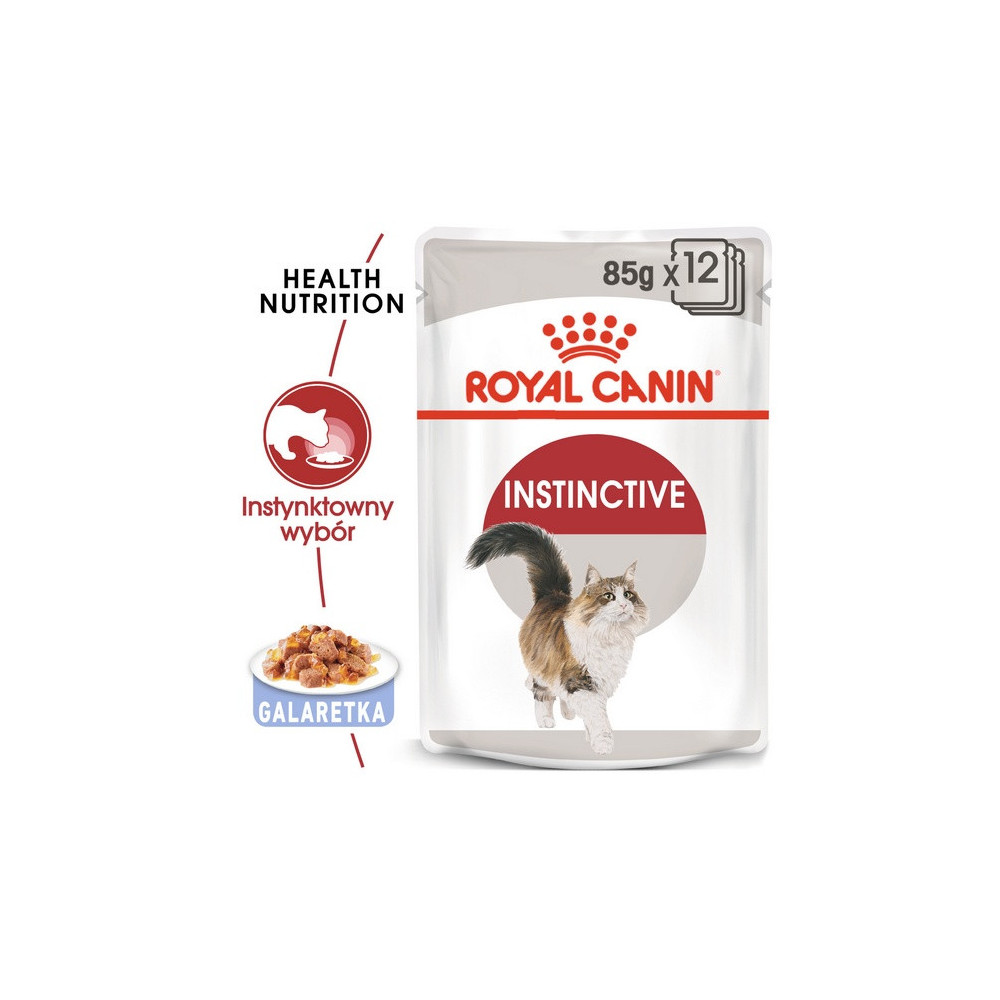 Royal Canin Instinctive w galaretce karma mokra dla kotów dorosłych, wybrednych saszetka 85g