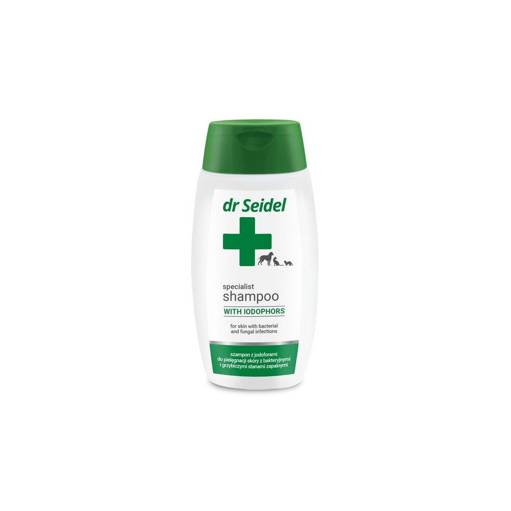 Dr Seidel Szampon dla psów Jodoforowy (również dla kotów i fretek) 220ml