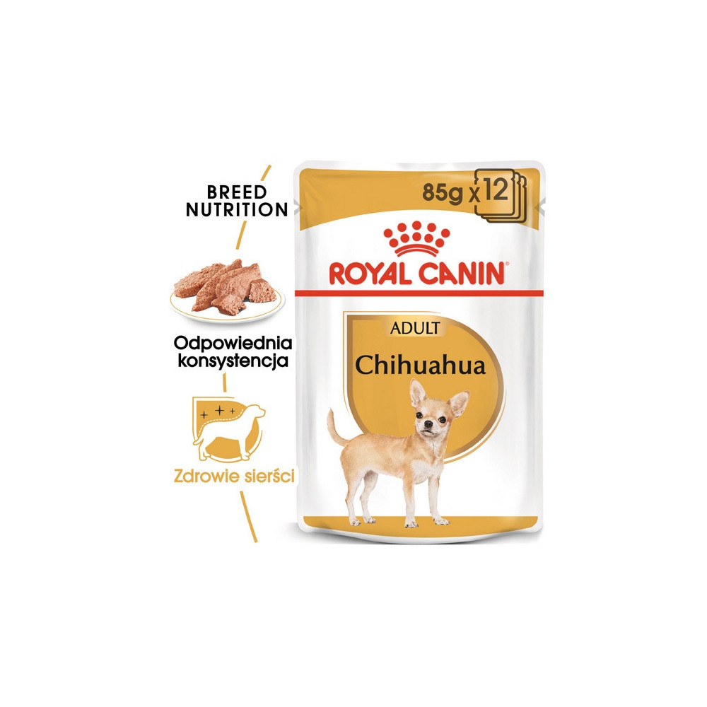 Royal Canin Chihuahua Adult karma mokra – pasztet, dla psów dorosłych rasy chihuahua saszetka 85g