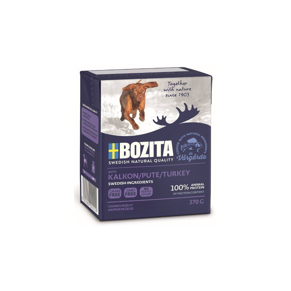 Bozita Dog Tetra Recart z indykiem w galaretce kartonik 370g
