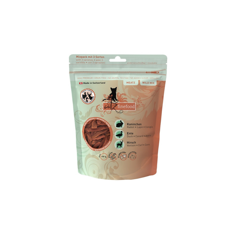 Catz Finefood Meatz Wild Mix - królik, kaczka, jeleń 45g