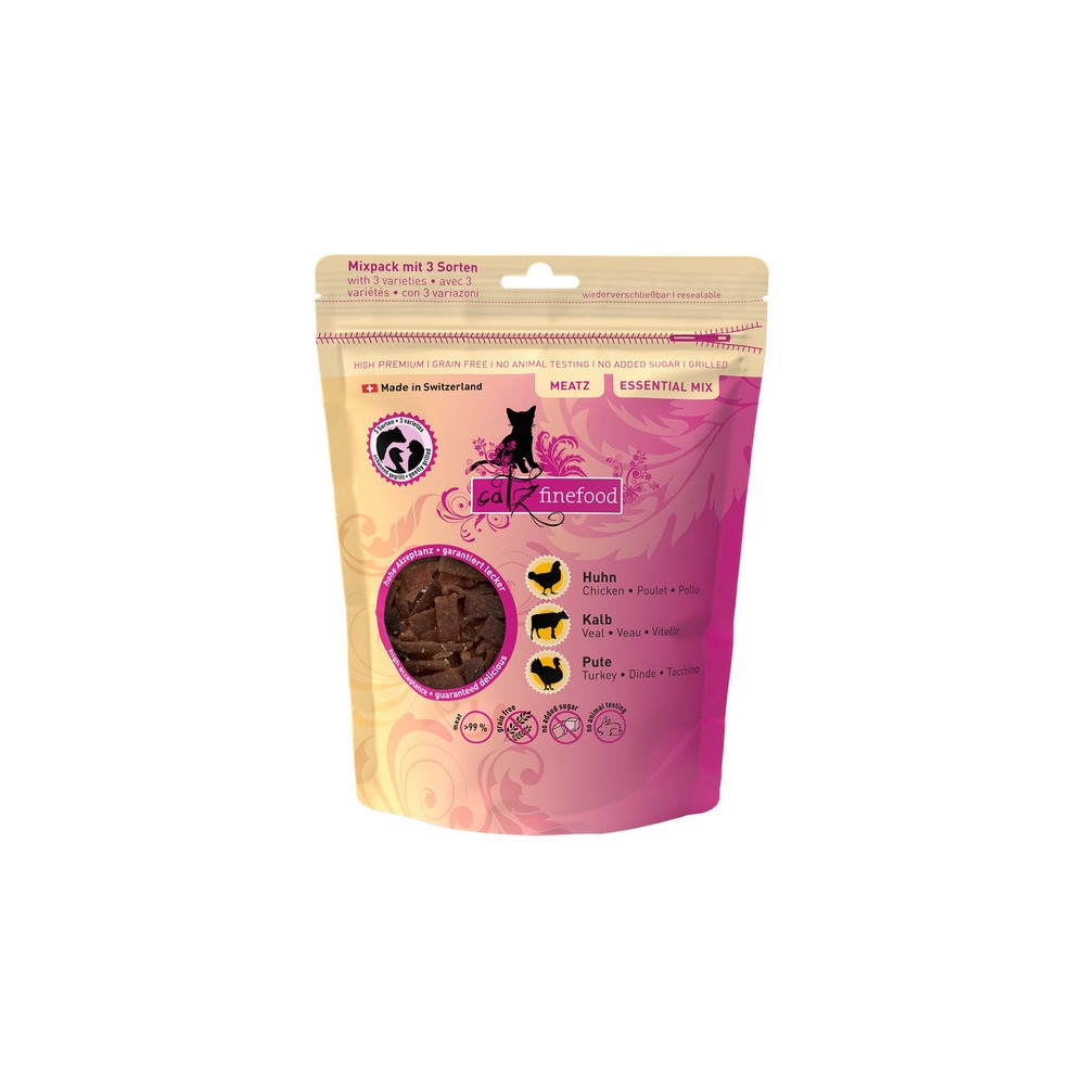 Catz Finefood Meatz Essential Mix - kurczak, indyk, cielęcina 45g