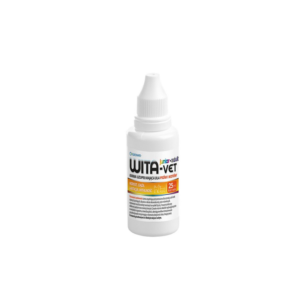 Wita-Vet Junior + Adult dla kota i psa krople 25ml