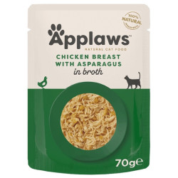 Applaws saszetka dla kota Kurczak i Szparagi 70g