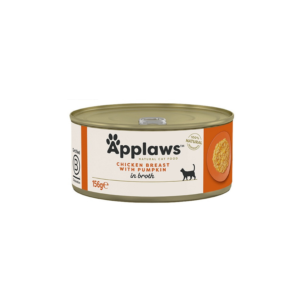 Applaws puszka dla kota Kurczak i Dynia 156g