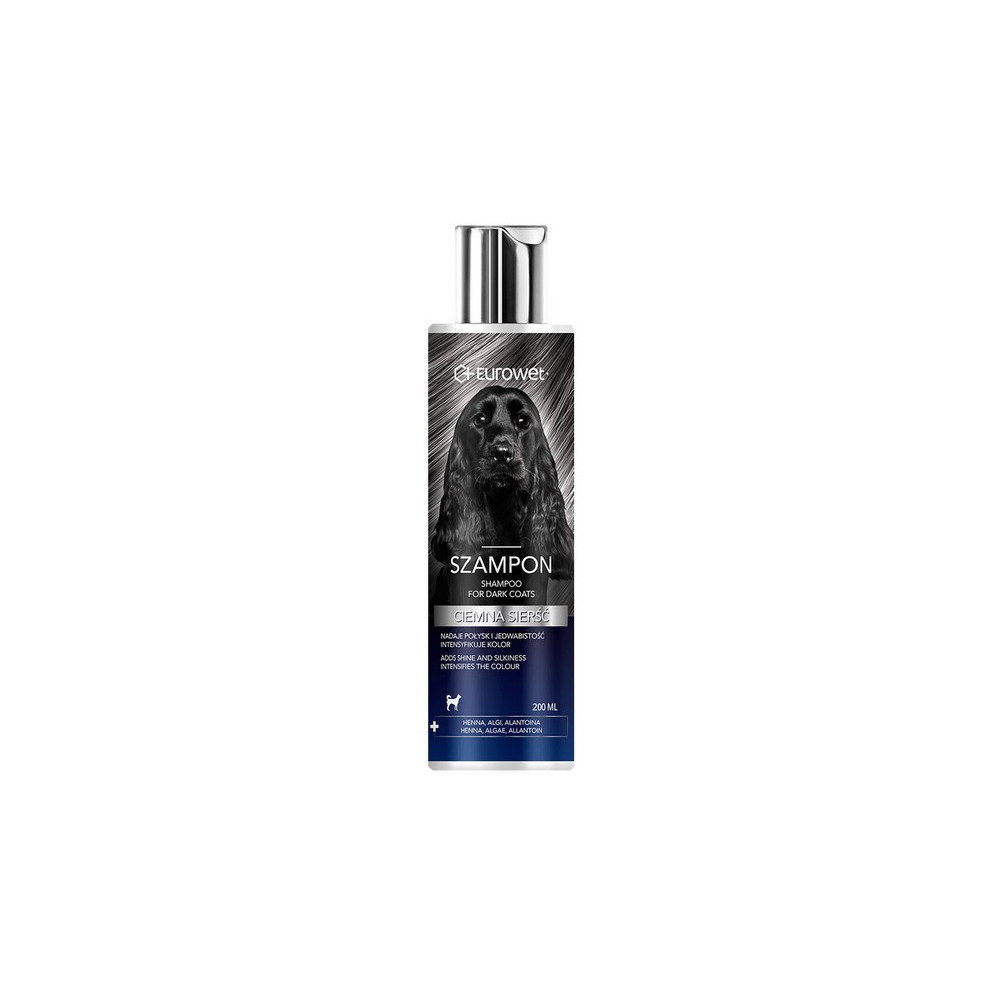 Eurowet Szampon do ciemnej sierści 200ml