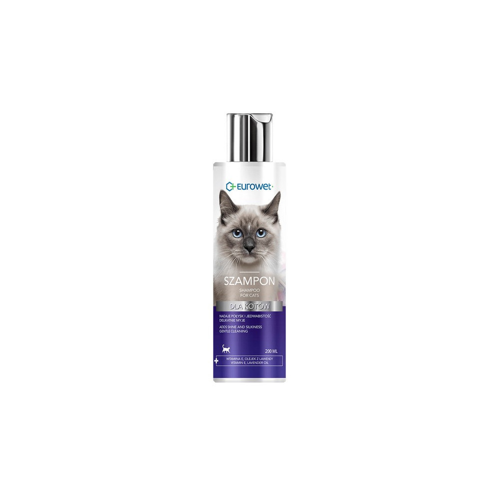 Eurowet Szampon dla  kotów 200ml
