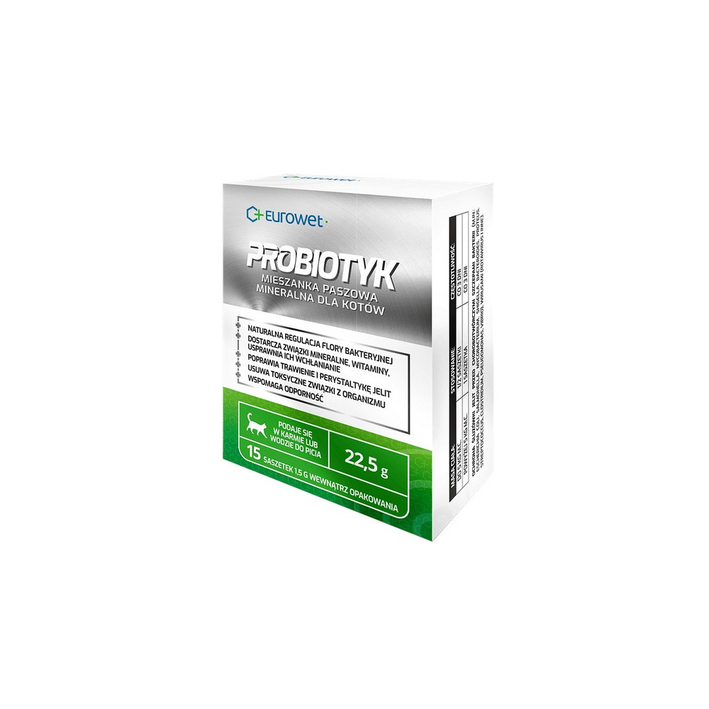 Eurowet Probiotyk dla kotów - saszetka 1,5g