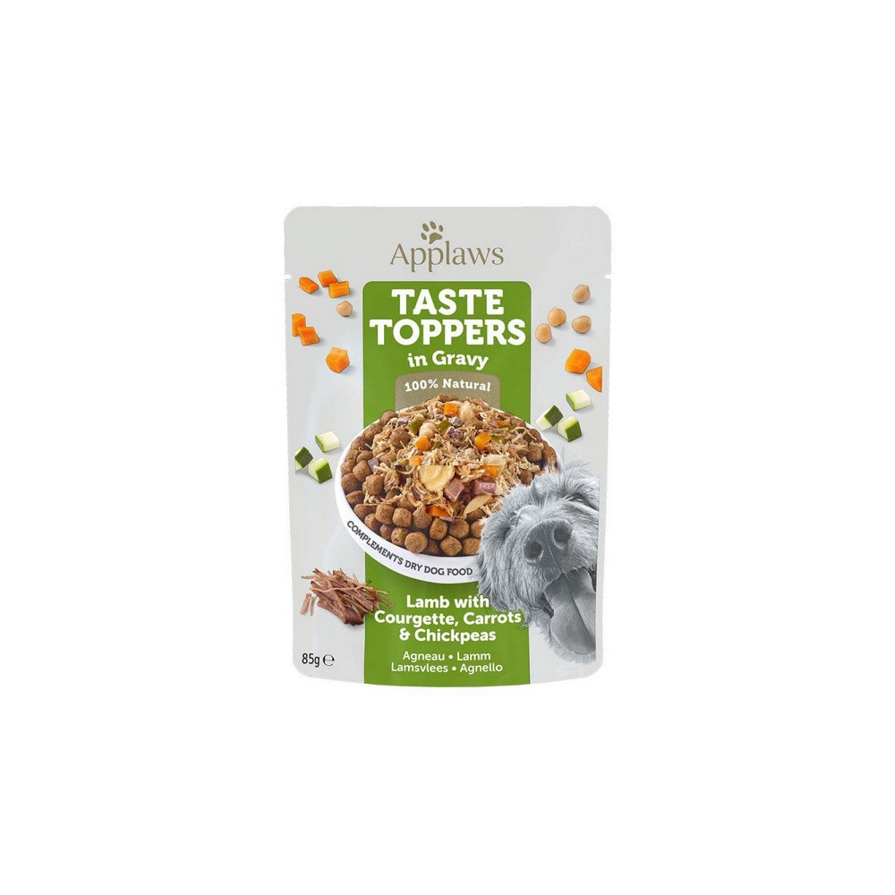Applaws Taste Toppers Saszetka dla psa - jagnięcina, cukinia i marchew w sosie 85g