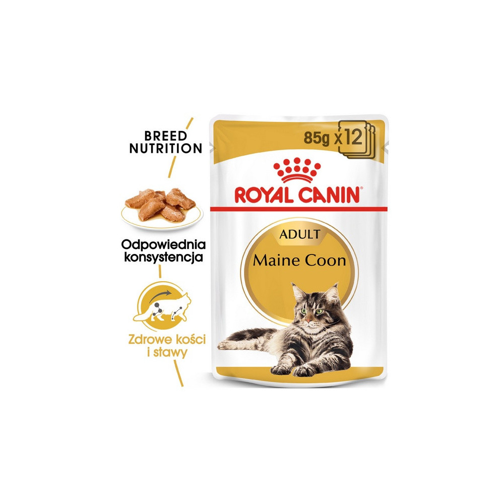 Royal Canin Maine Coon karma mokra w sosie dla kotów dorosłych rasy maine coon saszetka 85g