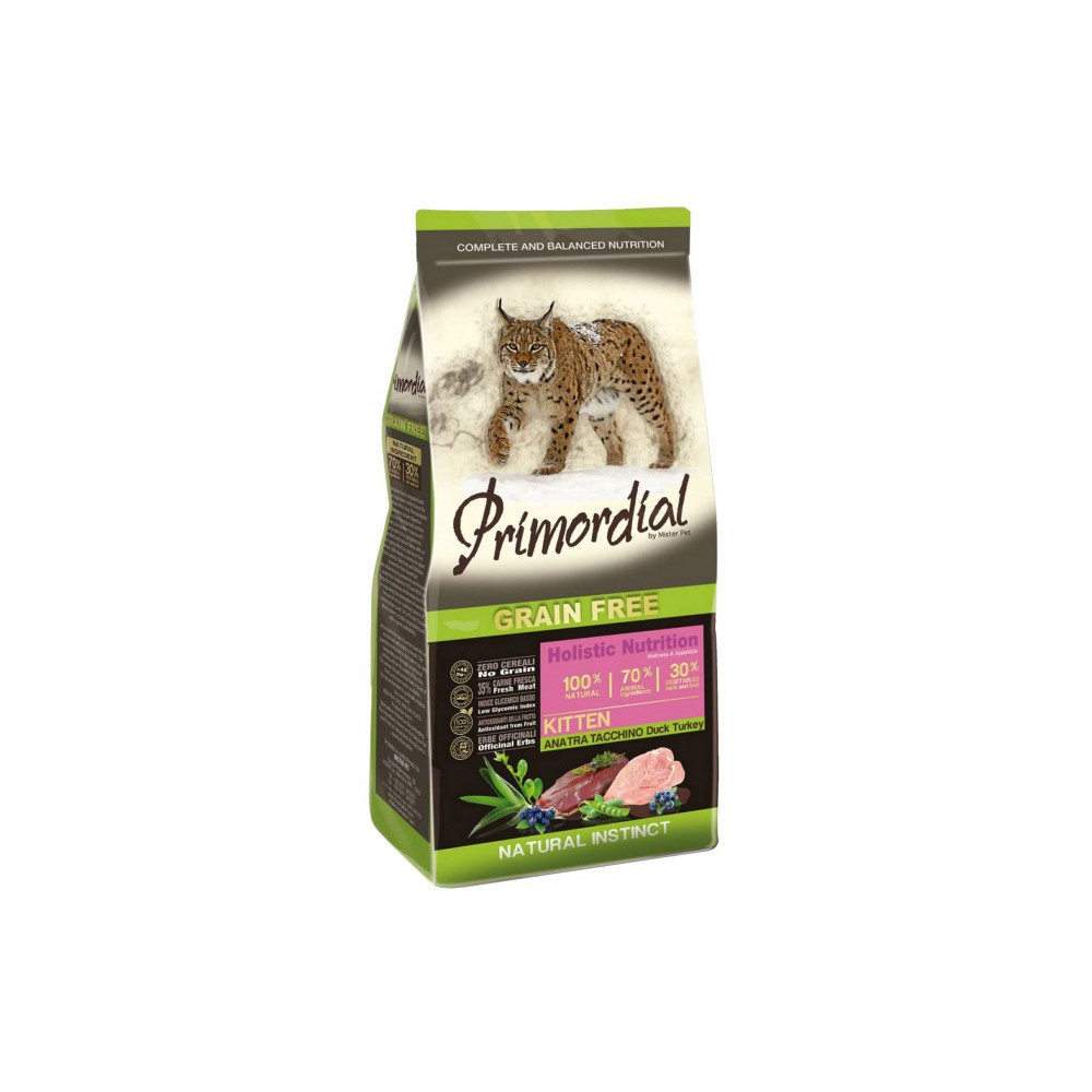 Primordial Cat Grain Free Kitten Duck & Turkey 400g