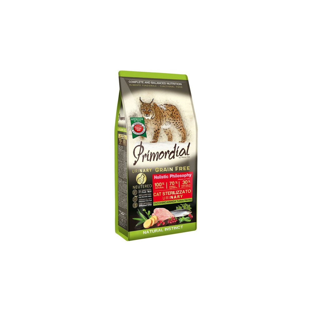 Primordial Cat Grain Free Urinary Turkey & Herring 400g