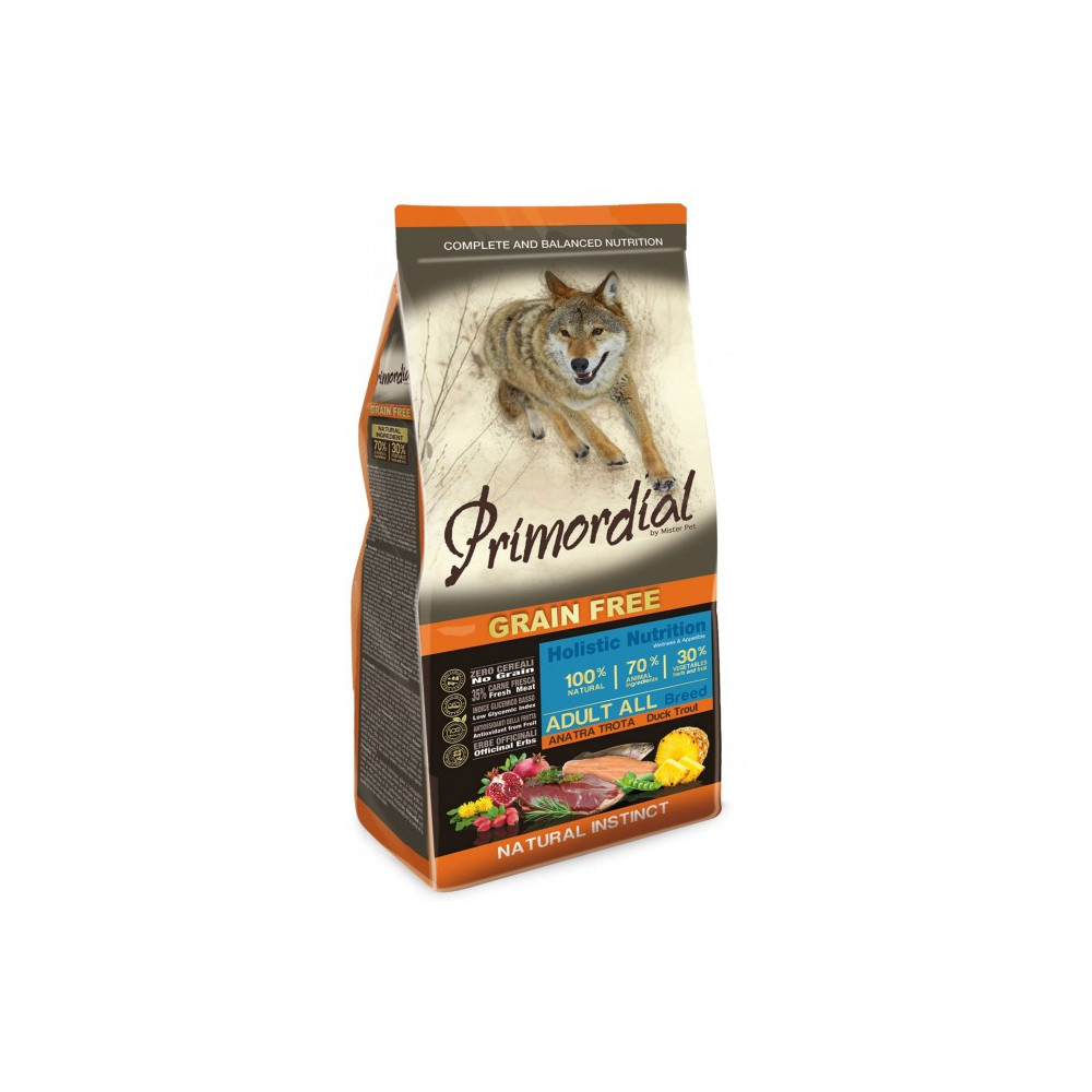 Primordial Dog Grain Free Adult Trout & Duck 2kg