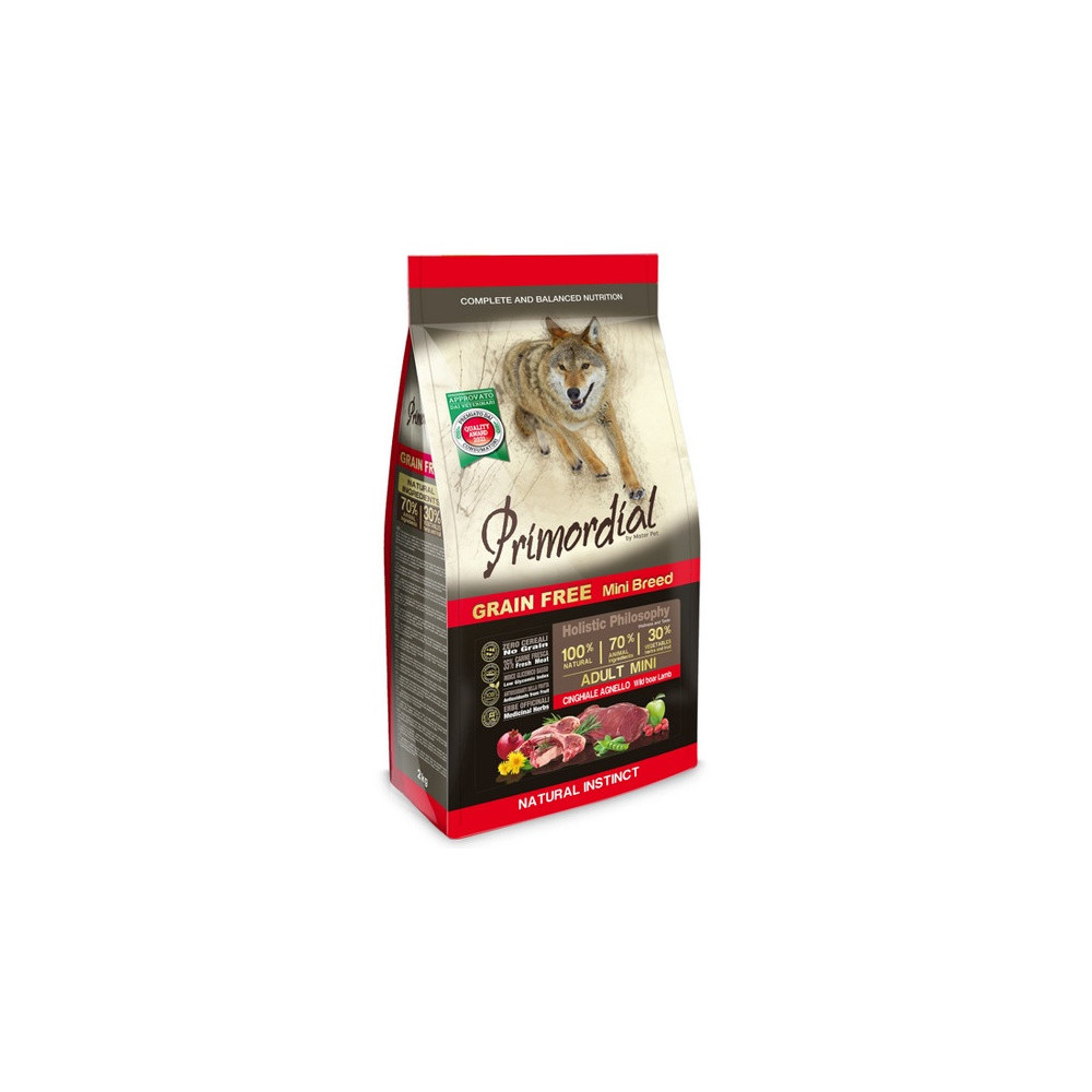 Primordial Dog Grain Free Mini Adult Wild Boar & Lamb 6kg