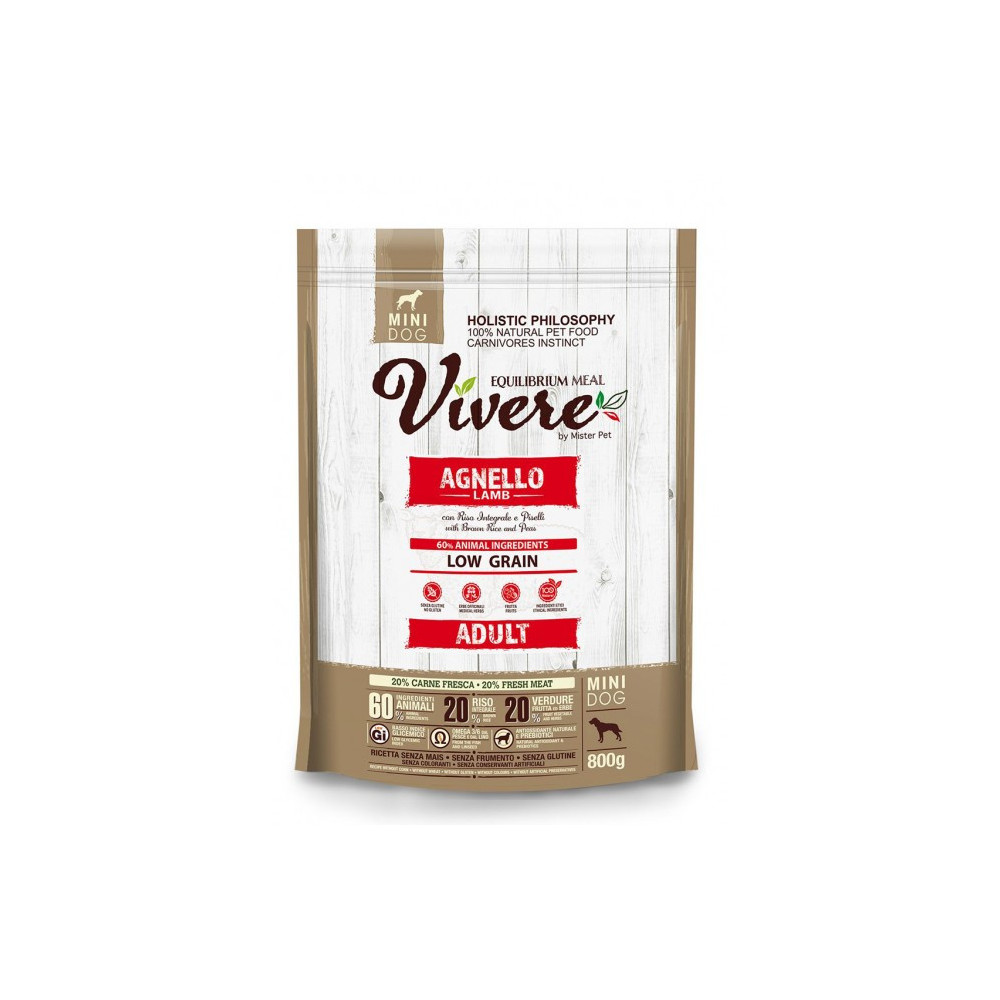 Vivere Dog Mini Adult Lamb 800g