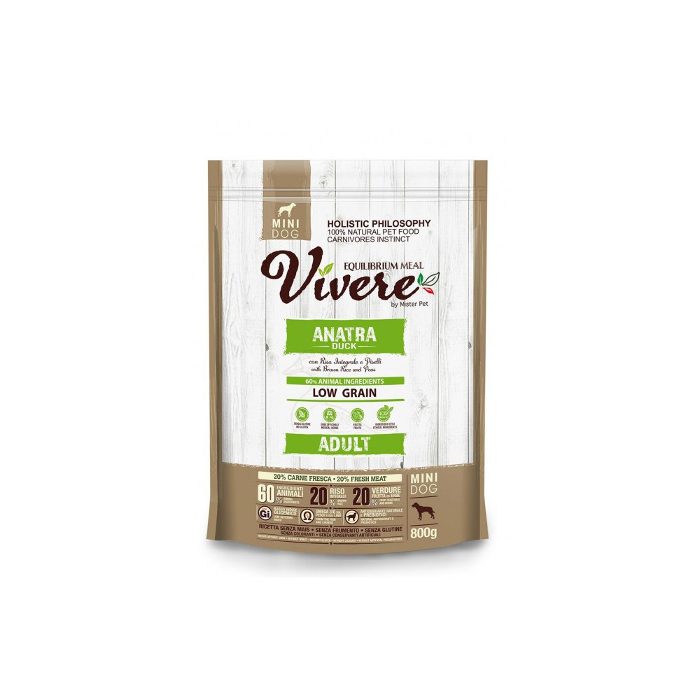 Vivere Dog Mini Adult Duck 800g