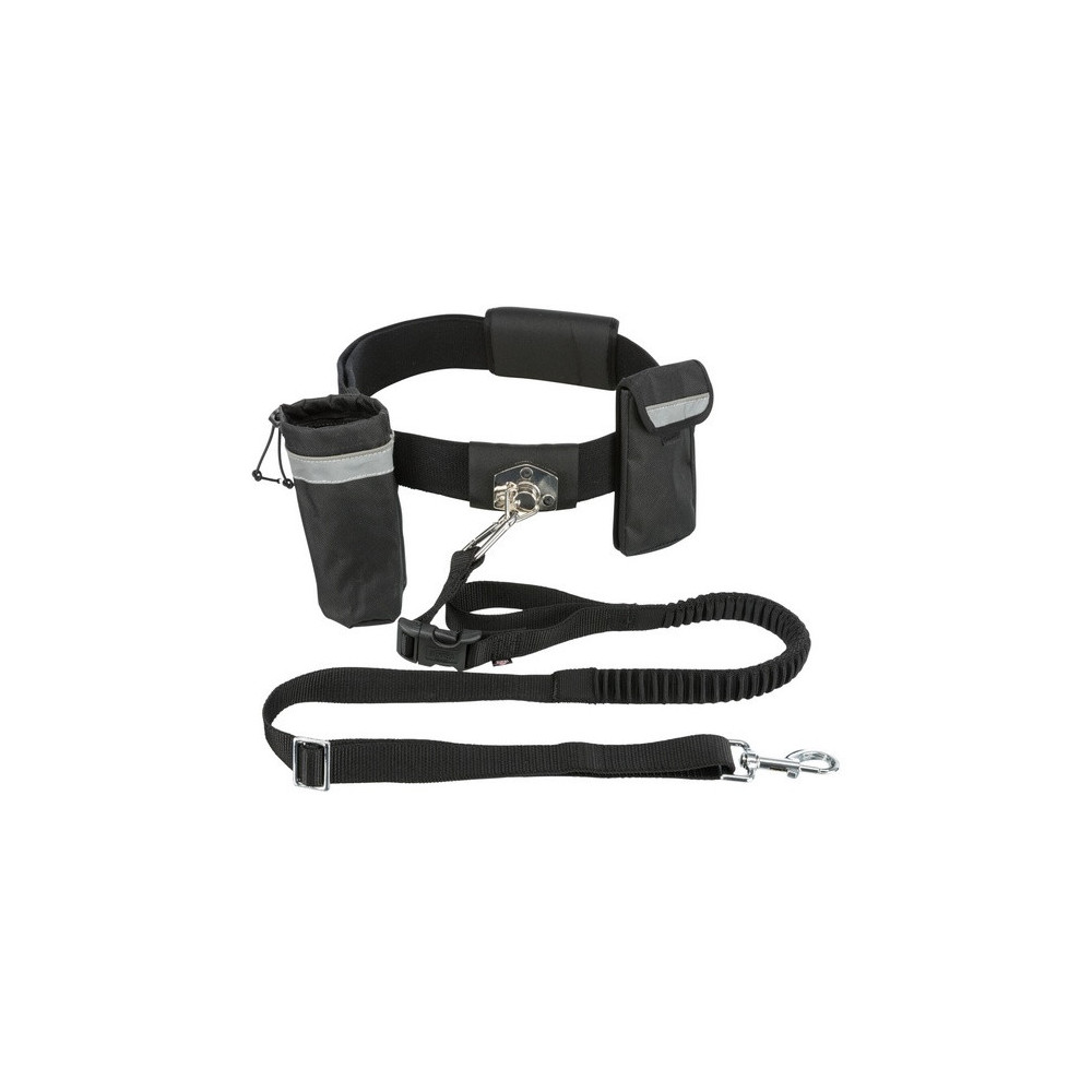 Trixie Pas biodrowy i Smycz Hands Free - zestaw do dogtrekkingu [TX-1275]