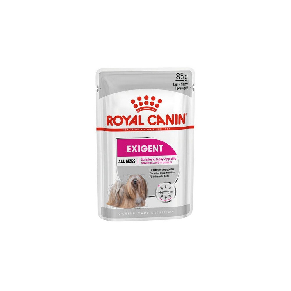 Royal Canin Exigent karma mokra dla wybrednych psów dorosłych, wszystkich ras, pasztet saszetka 85g