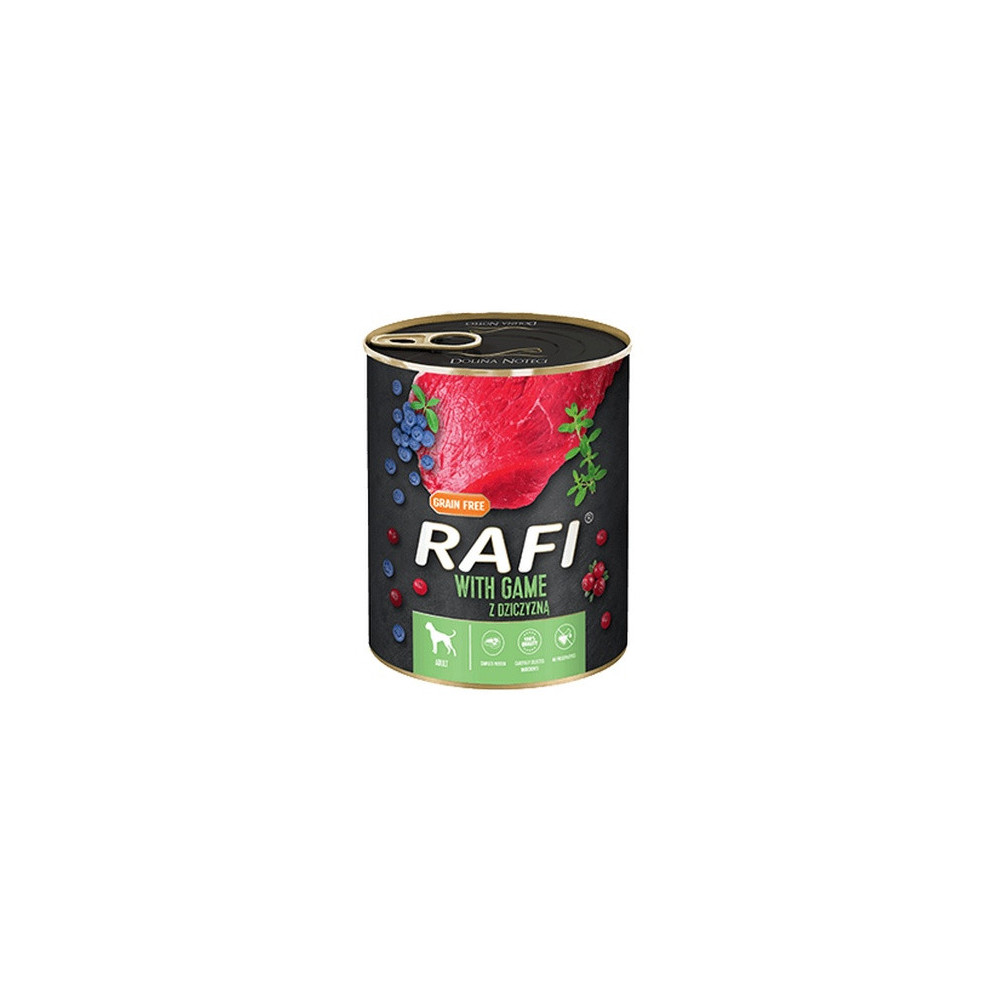 Rafi Pies Dziczyzna puszka 800g
