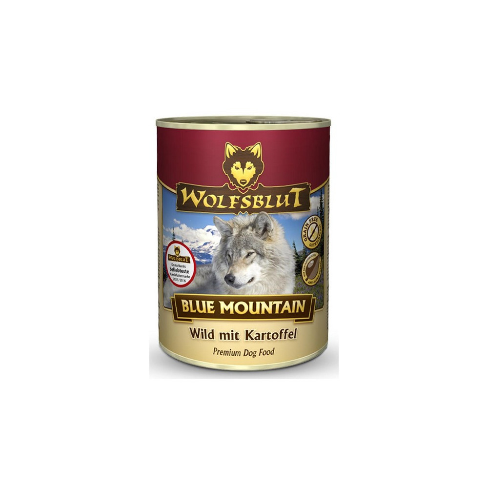 Wolfsblut Dog Blue Mountain - dziczyzna i ziemniaki puszka 395g