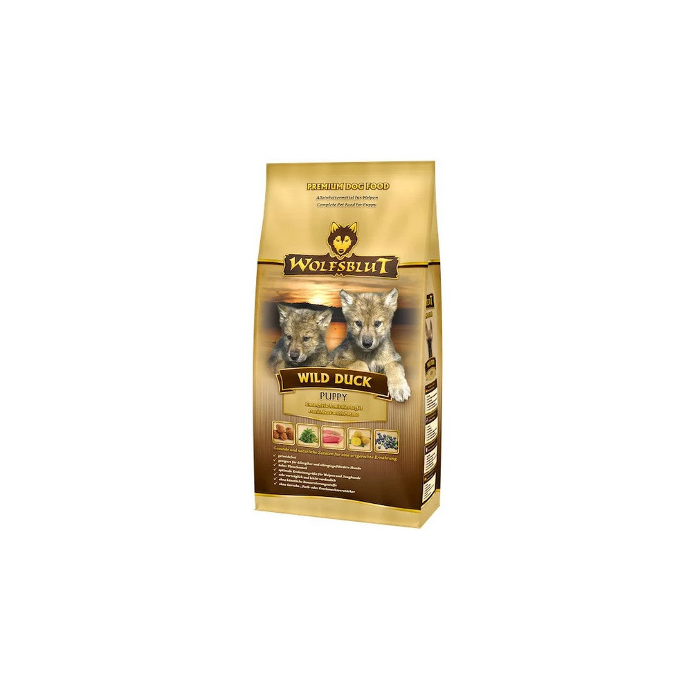 Wolfsblut Dog Wild Duck Puppy - kaczka i bataty 12,5kg
