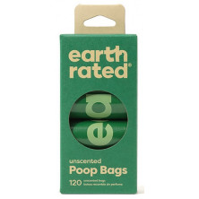 Earth Rated Woreczki ekologiczne do zbierania odchodów 8x15szt bezzapachowe