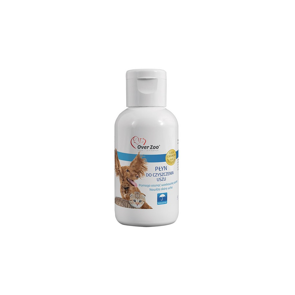 Over Zoo Płyn do czyszczenia uszu dla psa i kota 50ml