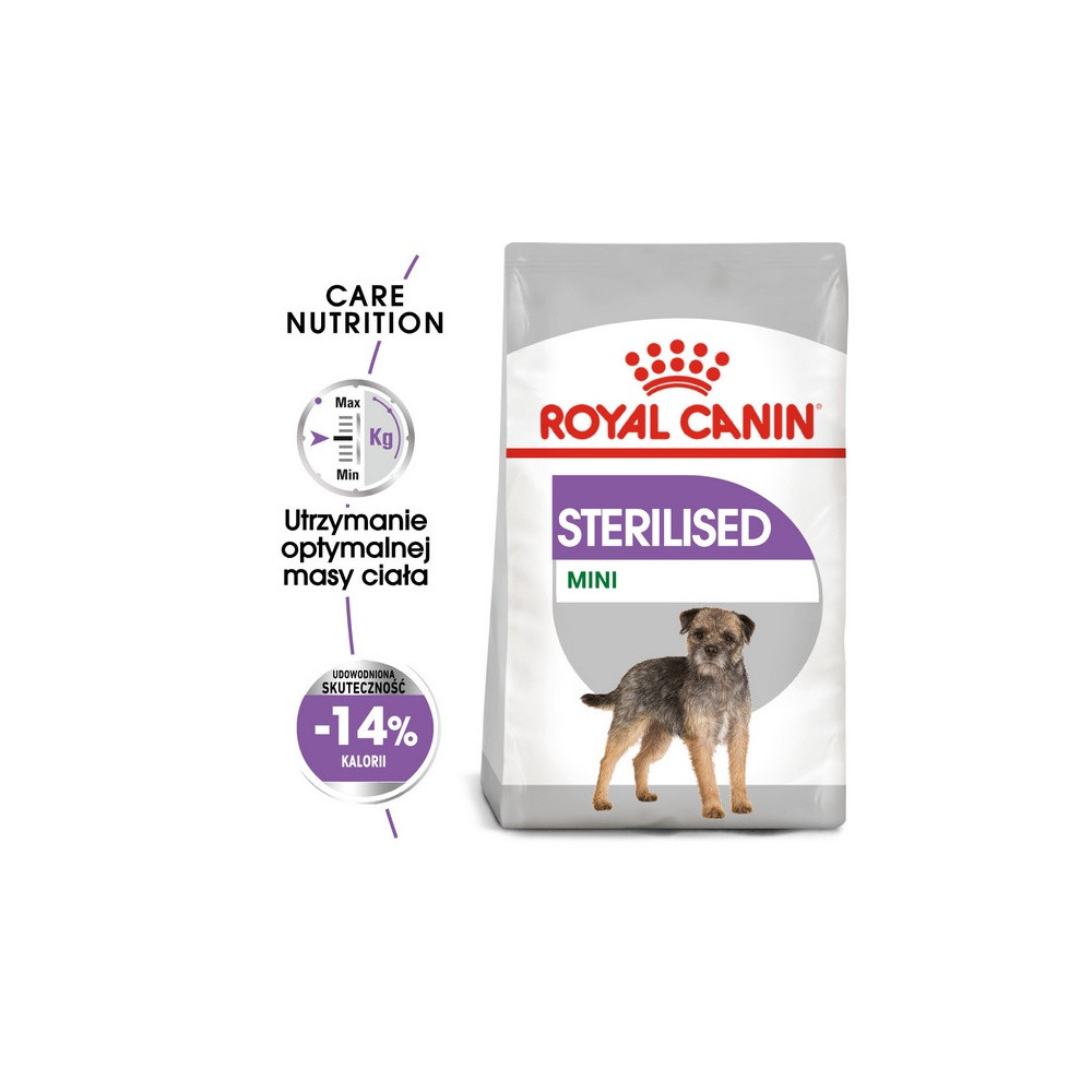 Royal Canin Mini Sterilised karma sucha dla psów dorosłych, ras małych, sterylizowanych 3kg
